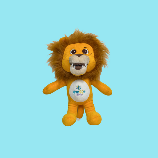 MASCOTE DE PELUCIA LEÃO