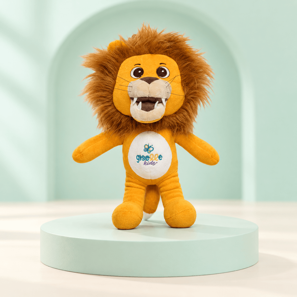MASCOTE DE PELUCIA LEÃO