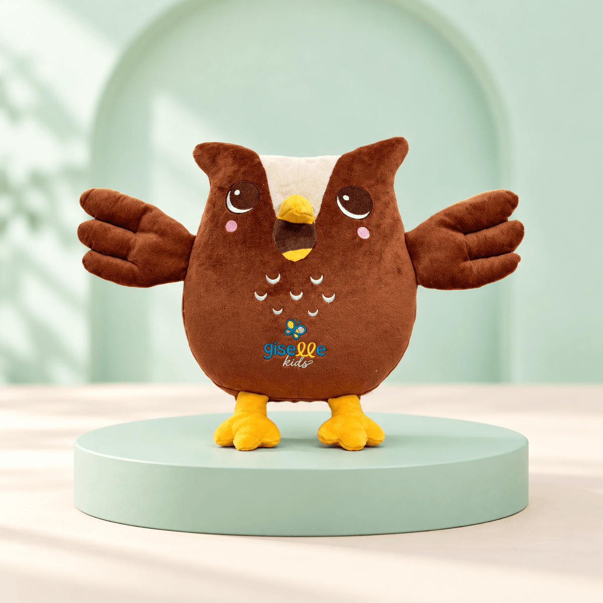 MASCOTE DE PELUCIA CORUJA